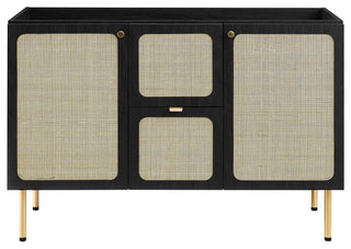 Chaucer 48" Single Sink Bathroom Vanity - Black White