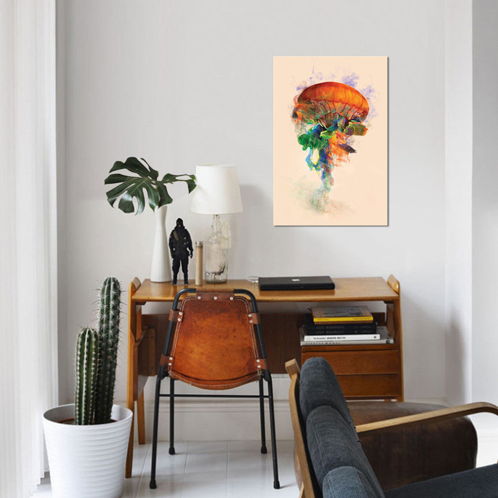"Jellyfish Ink" by Daniel Taylor, Canvas Print, 26"x18"