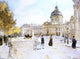 Jean-Francois Raffaelli The Institute, 21"x28" Gallery Wrapped Canvas Print