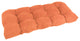 42"x19" U-Shaped Micro Suede Polyester Settee/Bench Cushion-Tangerine Dream