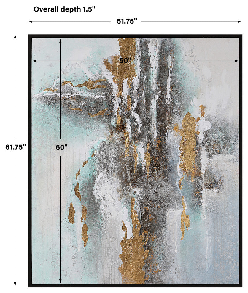 Uttermost Mountain Mist Hand Painted Canvas