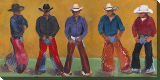 Cowboys Outdoor Art 48X24