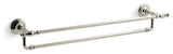 Kohler Artifacts 24" Double Towel Bar, Vibrant Polished Nickel