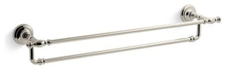 Kohler Artifacts 24" Double Towel Bar, Vibrant Polished Nickel