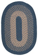 Colonial Mills Jackson JK50 Federal Blue Traditional Area Rug, Round 12'x12'