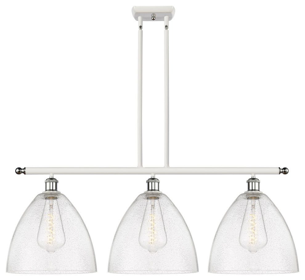 Innovations 516-3I-WPC-GBD-124 3 Light Island Light, White, Polished Chrome