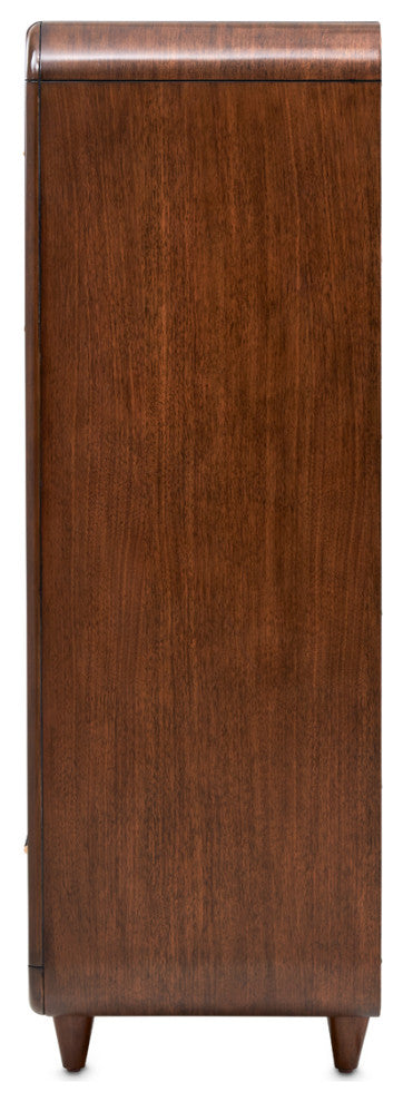 Mason Park 5-Drawer Gentlemen's Chest, Umber Brown