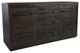 Modern Espresso Nine Drawer Dresser