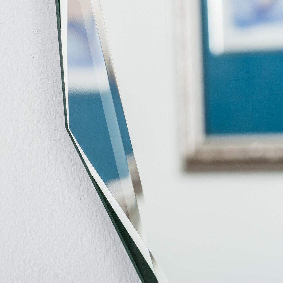 Diamond Bathroom Mirror, 23.6" X 31.5"