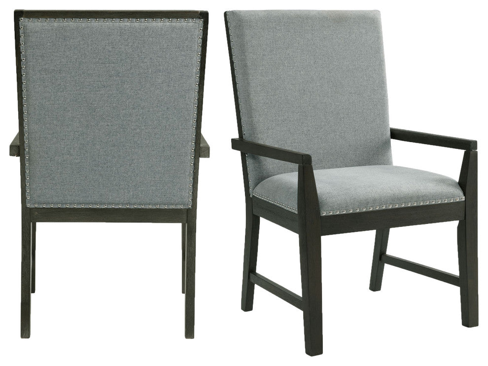 Holden Standard Height Arm Chair Set, Gray