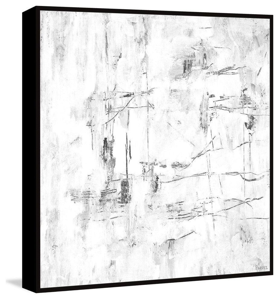 "Earthly Existence" Floater Framed Painting Print on Canvas, 40x40