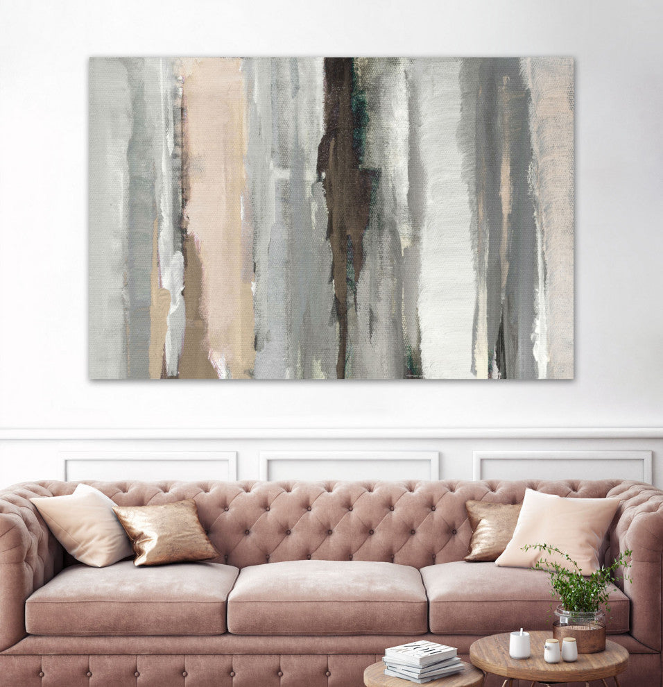 Neutral Splendid Sky Abstract - 72 x 48 by Lanie Loreth