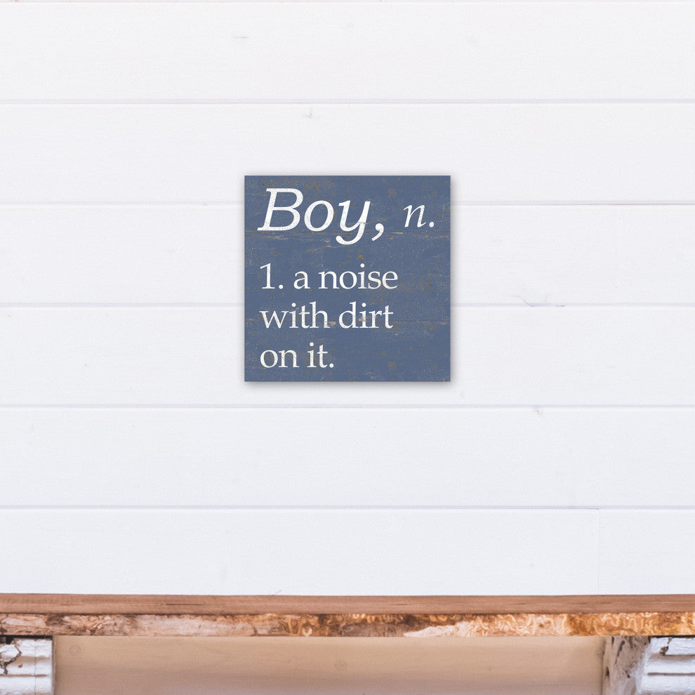 Boy Definition 12x12 Canvas Wall Art