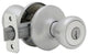 Kwikset Entry Knob Lock, Satin Chrome, 2-3/8"-2-3/4"