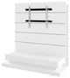 NORMA LUX Entertainment Center , White