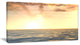 "Beautiful Seascape With Clouds Over" Beach Canvas Wall Art, 32"x16"