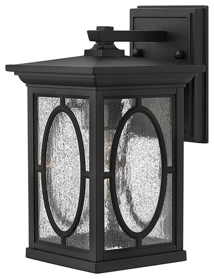 Hinkley Randolph Small Wall Mount Lantern, Black