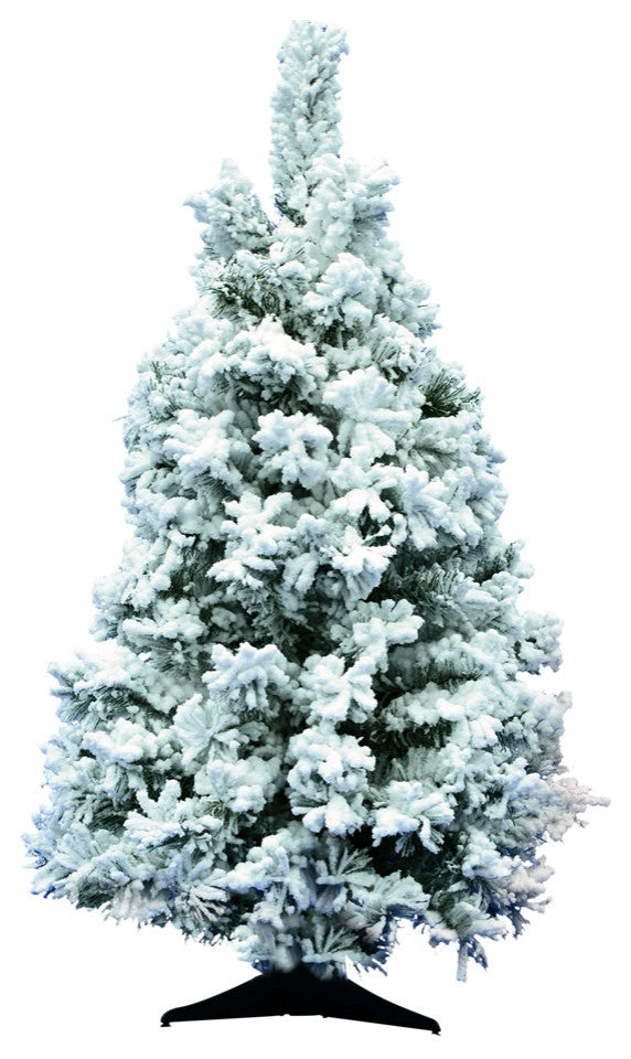 Vickerman 36" x 24" Flocked Alaskan Tree 127 Tips - A806340