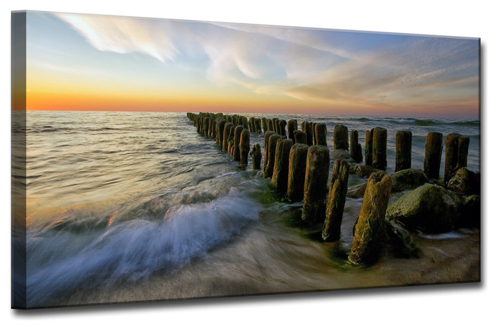 Ready2HangArt 'Baltic' Wrapped Canvas Wall Decor, 60"x30"