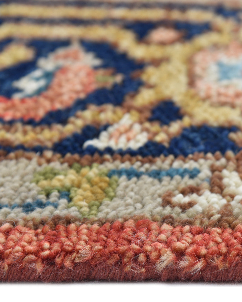Miranda Handmade Area Rug, Red, 9x12'