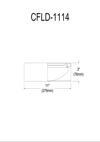 Reagan LED Flush Mount, 15", Eggshell