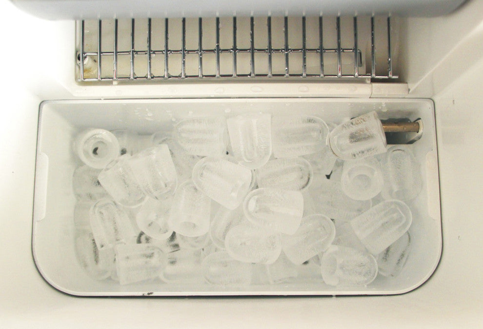 Portable Ice Maker, Black, Black