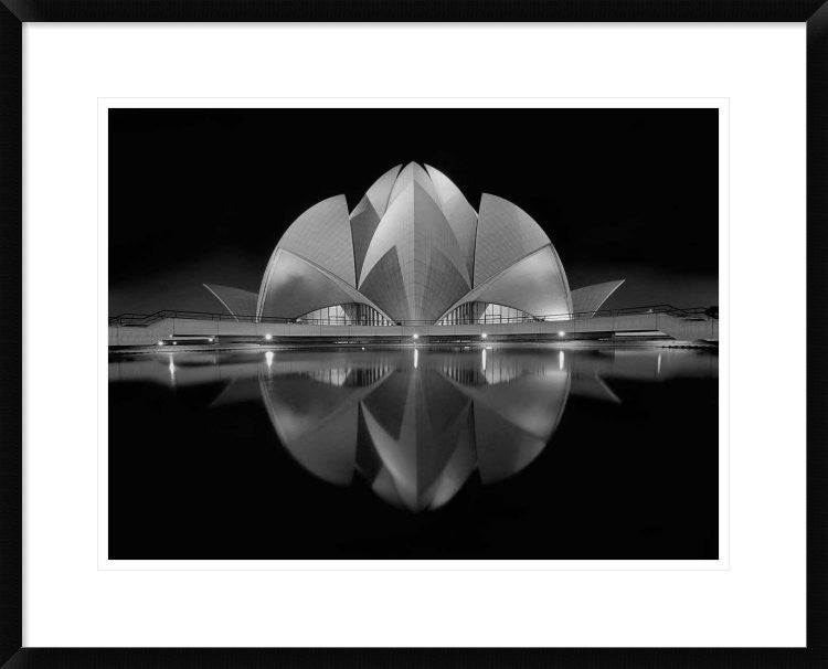"Black Contrast" Framed Digital Print by Nimit Nigam, 30"x24"