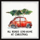 "Home at Christmas" Framed Painting Print, 32x32