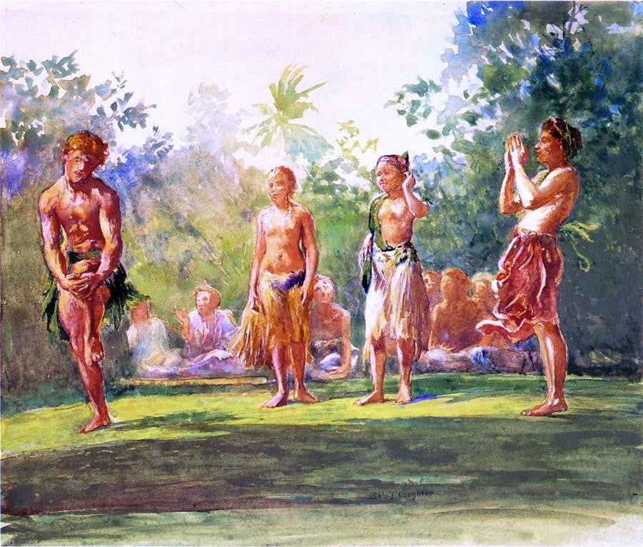 John La Farge Another Standing Dance Wall Decal