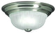 Dolan Designs Richland 1 Light Flush Mount Satin Nickel