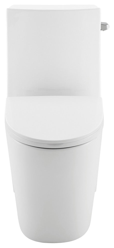 St. Tropez One Piece Elongated Toilet Right Side Flush 1.28 gpf