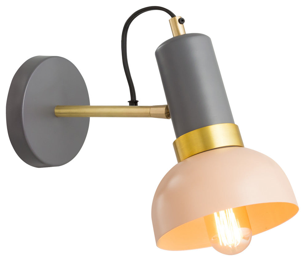 Juku Blush/Grey Wall Sconce