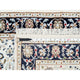 Ivory, Hand Knotted Nain, 250 KPSI Wool and Silk Runner Rug, 2'7" x 8'3"