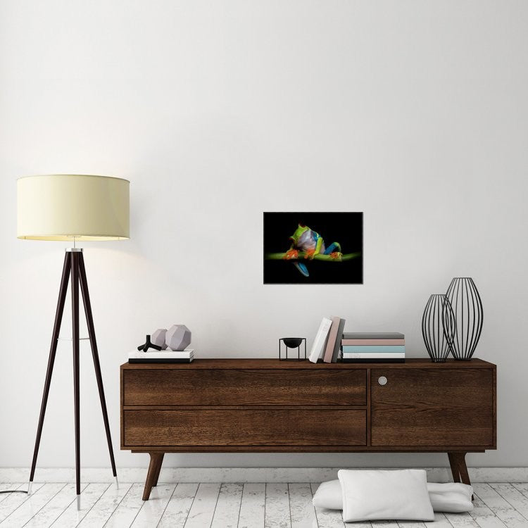 "Curiosity" Framed Canvas Giclee by Ferdinando Valverde, 23x17"