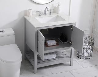 Tucker Grey 30" Single Sink Bathroom Vanity