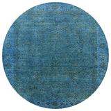 Ahgly Company Indoor Round Mid-Century Modern Area Rugs, 6' Round