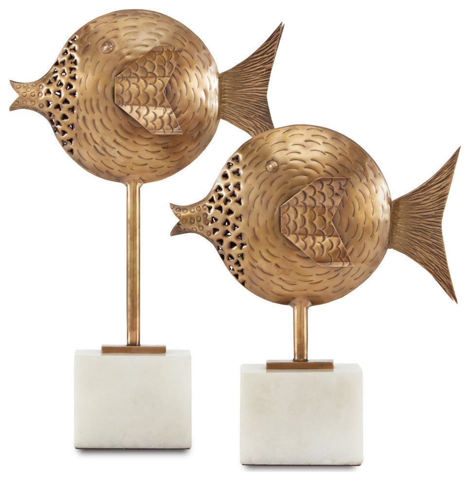 Cici Brass Fish, 2-Piece Set