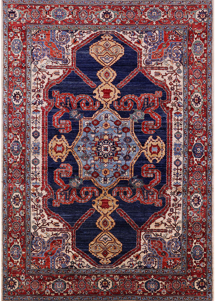 Ahgly Company Indoor Rectangle Mid-Century Modern Area Rugs, 7' x 10'