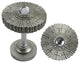 Urbanest Sunburst Medallion Drapery Holdback, Pewter. Set of 2