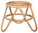 Saule Natural Brown Rattan End Table