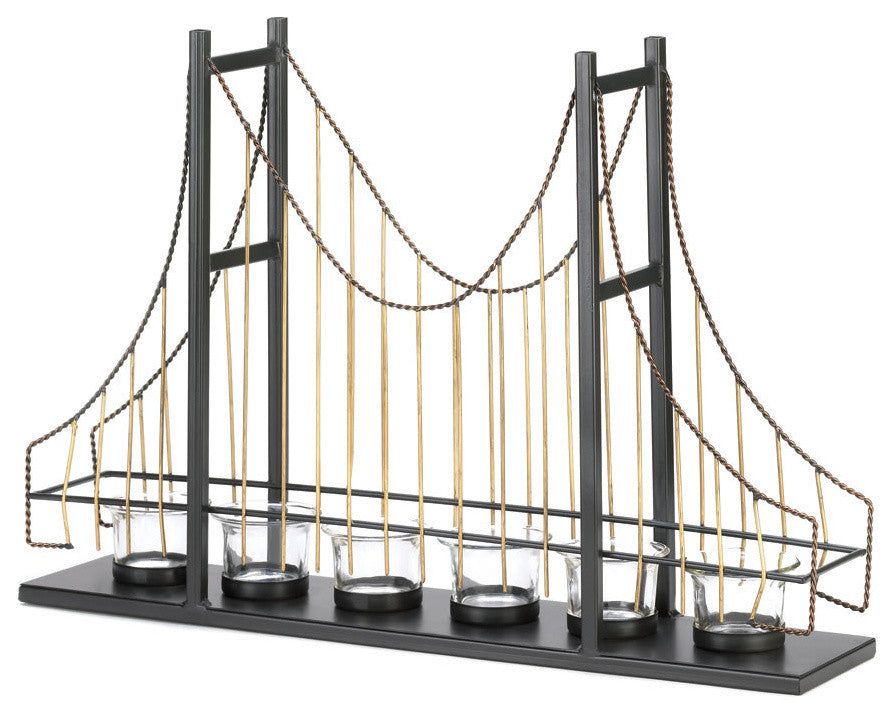 Golden Gate Candleholder