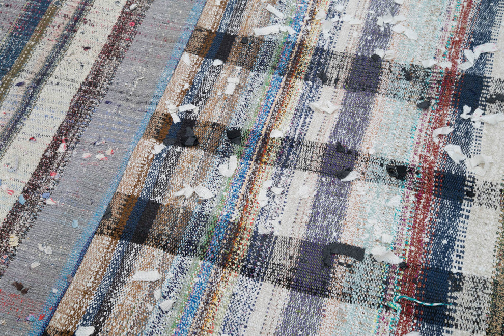 Rug N Carpet - Handmade Anatolian 7' 0'' x 10' 0'' Tribal Patchwork Kilim Rug