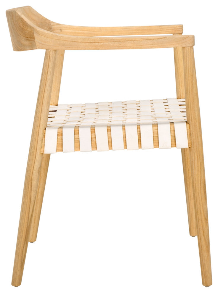 Safavieh Amycus Accent Chair, White/Natural
