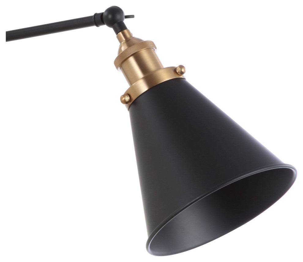 JONATHAN Y Lighting JYL7461 Rover 1 Light 7" Tall LED Adjustable - Black