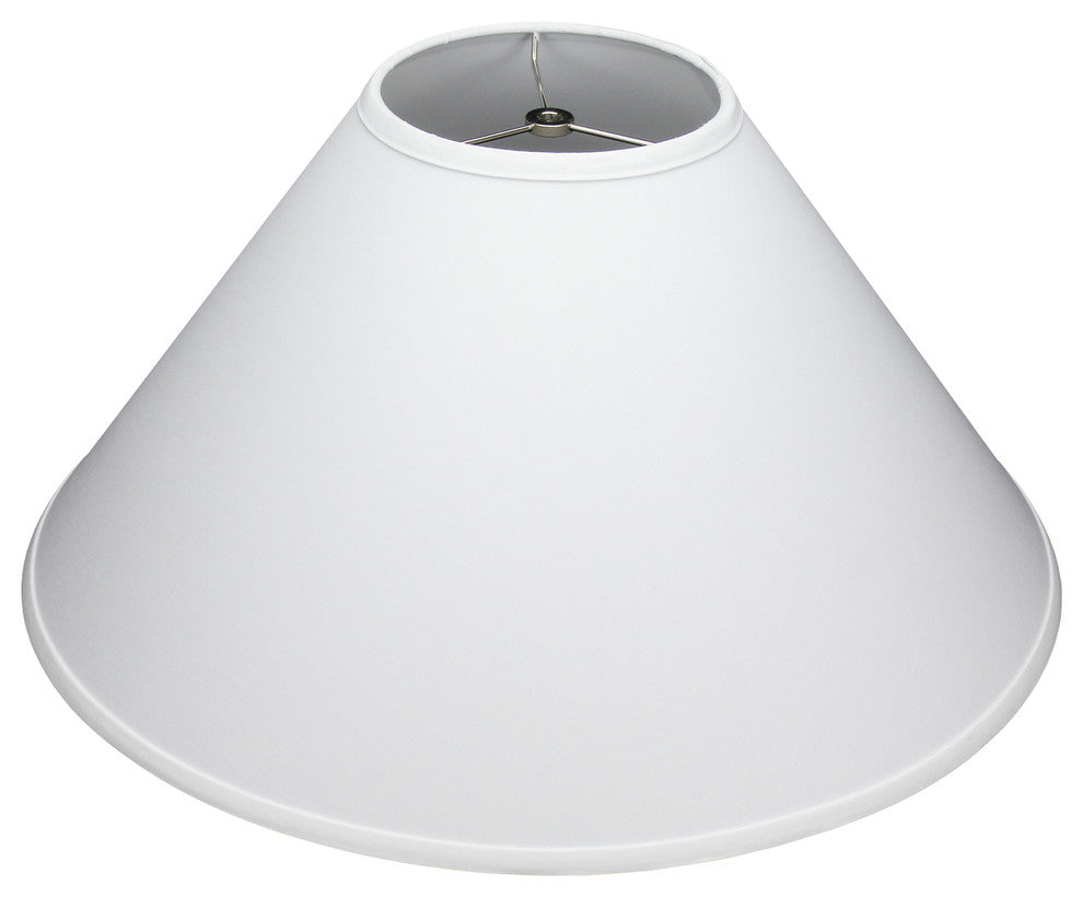 Fenchel Shades, 7"x22"x13" Spider Attachment Empire Lamp Shade, Linen