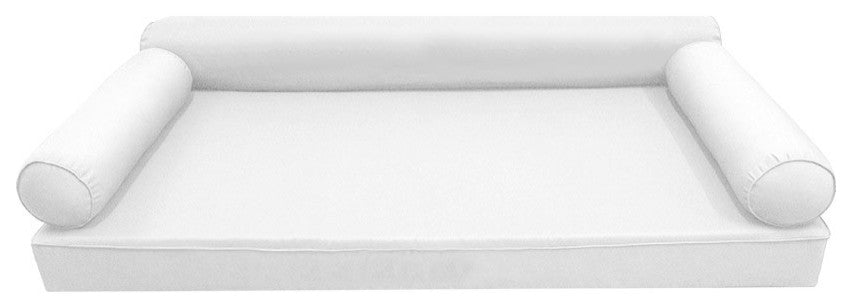Style6 Full Size Pipe Trim Mattress Bolster Pillow Outdoor Slip Cover ONLY AD106