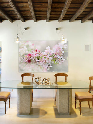 "April Flowers" Print on Canvas by Sylvia Cook
