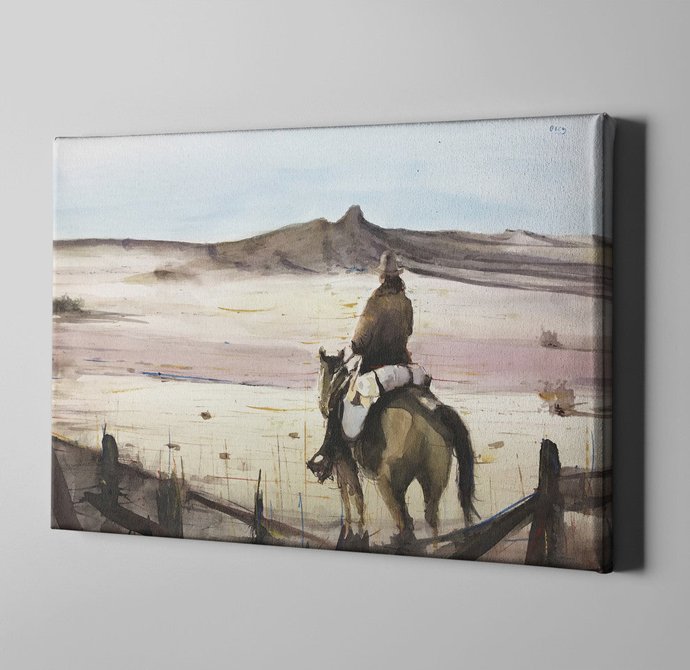 Epic Graffiti "Into The Dunes" Giclee Canvas Wall Art, 18"x26"