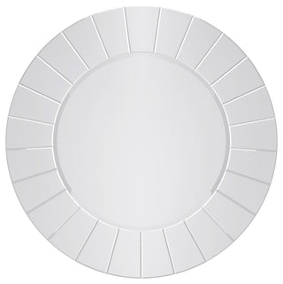 Bailey All-glass round mirror