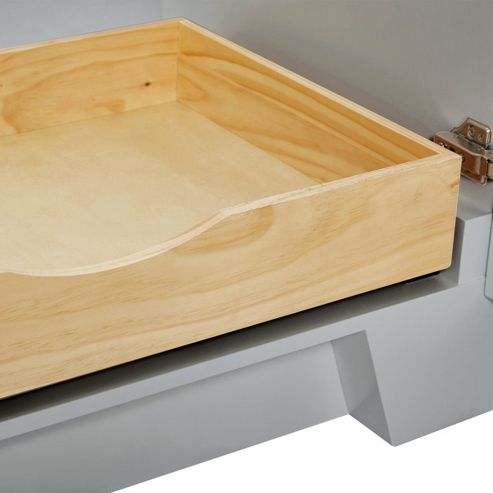 Ariel Taylor 72" Double Oval Sinks Bathroom Vanity